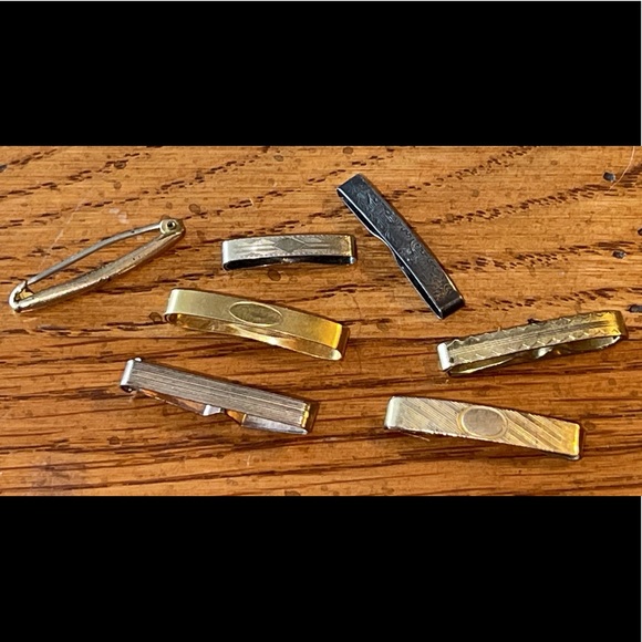 7 Vintage Tie Clips incl 14K Gold (?) & Hayward + - Picture 5 of 16